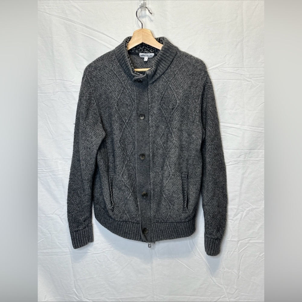 Peter Millar Cardigan Yak Baby Wool And Cashmere Size L (See Photos) N13